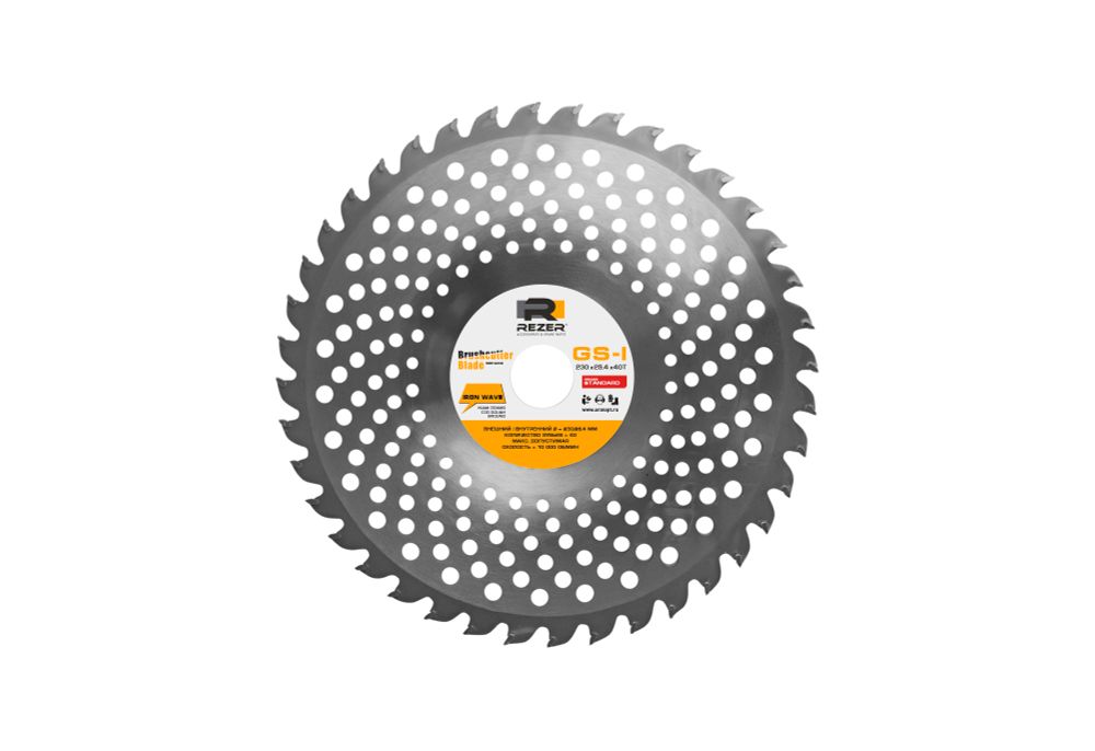 Нож для бензо/электрокосы GS-I 230x25.4x40T