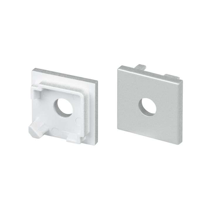 Заглушка SL-KANT-H16-S10 SQUARE с отверстием Arlight 053567