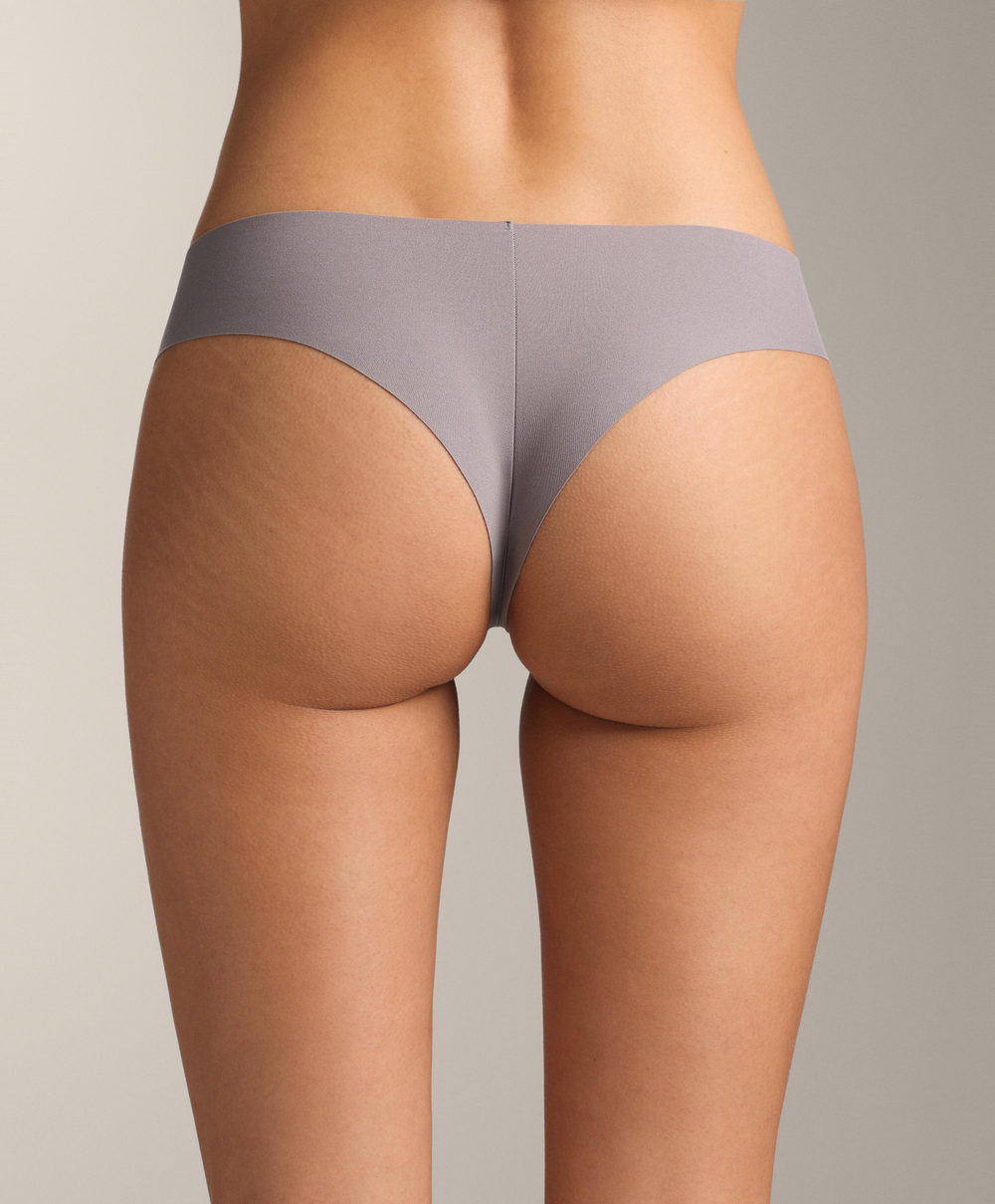 OYSHO Набор из 5 бесшовных трусов-бразильяно, темно-синий