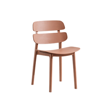 Стул обеденный Keny пластик коричневый