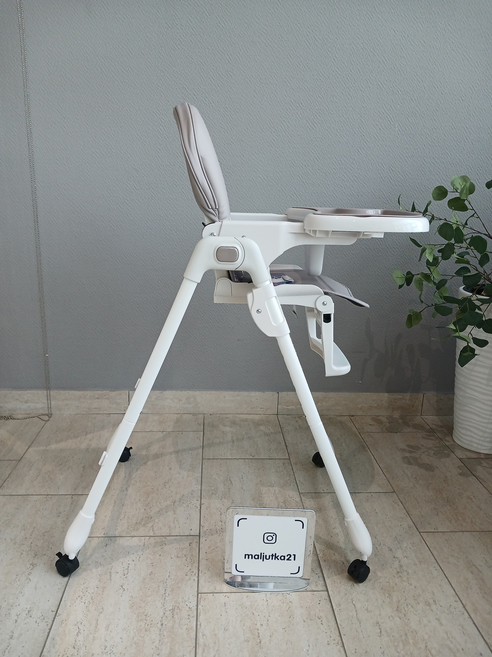 Стульчик для кормления детский Farfello Dreamy (Светло-серый)