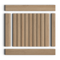 Стеновая панель HiWood декорированная, 270x12 см