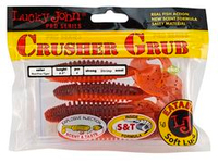 Твистеры съедобные LJ Pro Series Crusher Grub 4.5 in (114 мм), цвет T48, 4 шт