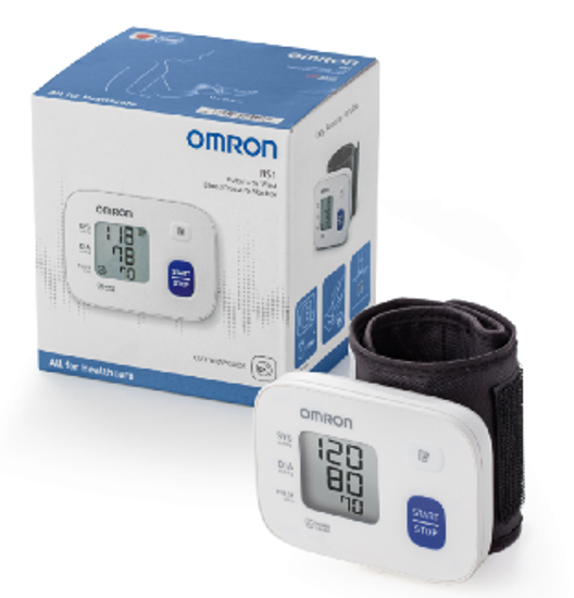 Тонометр Omron автоматический на запястье RS1, HEM-6160-E