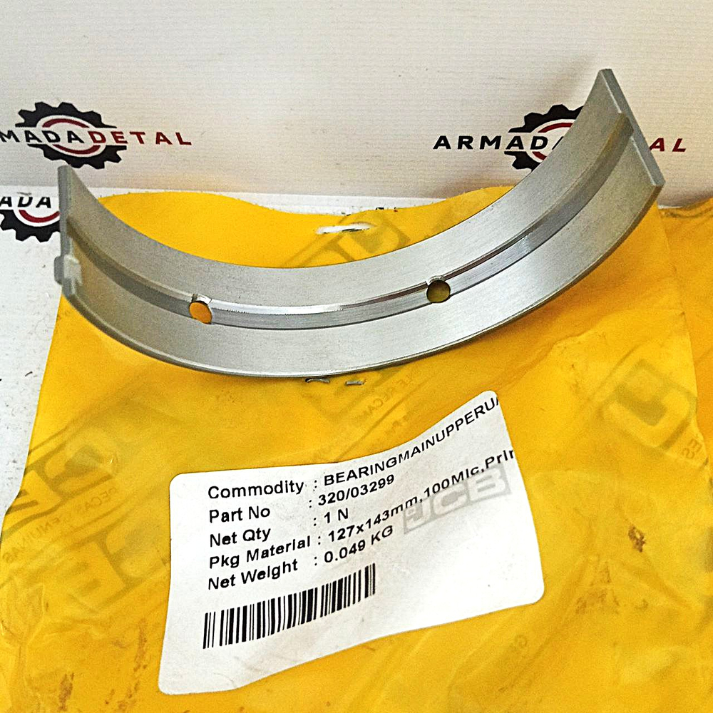 Комплект вкладышей коренных (0,25 мм) | 320/09474, 320/09254, 320/09336 | JCB