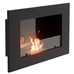 Каминокомплект:Биокамин Firelight BFP/W-90+Набор керамических камней М, черные