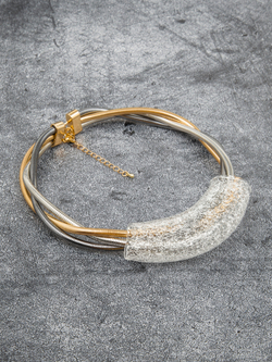 Колье Kristi Ice Gold&Platina