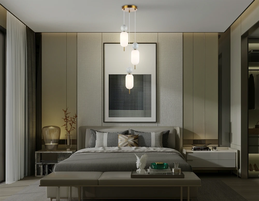 Подвесная люстра Ambrella light CERAMO MODERN LH53102