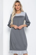 Платье Бостон (серое) П12507-10 LT Collection
