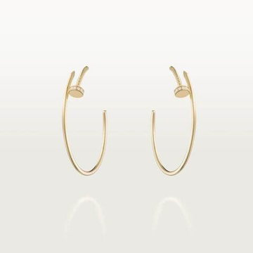 Cartier Juste un Clou hoop earrings, large model, diamonds