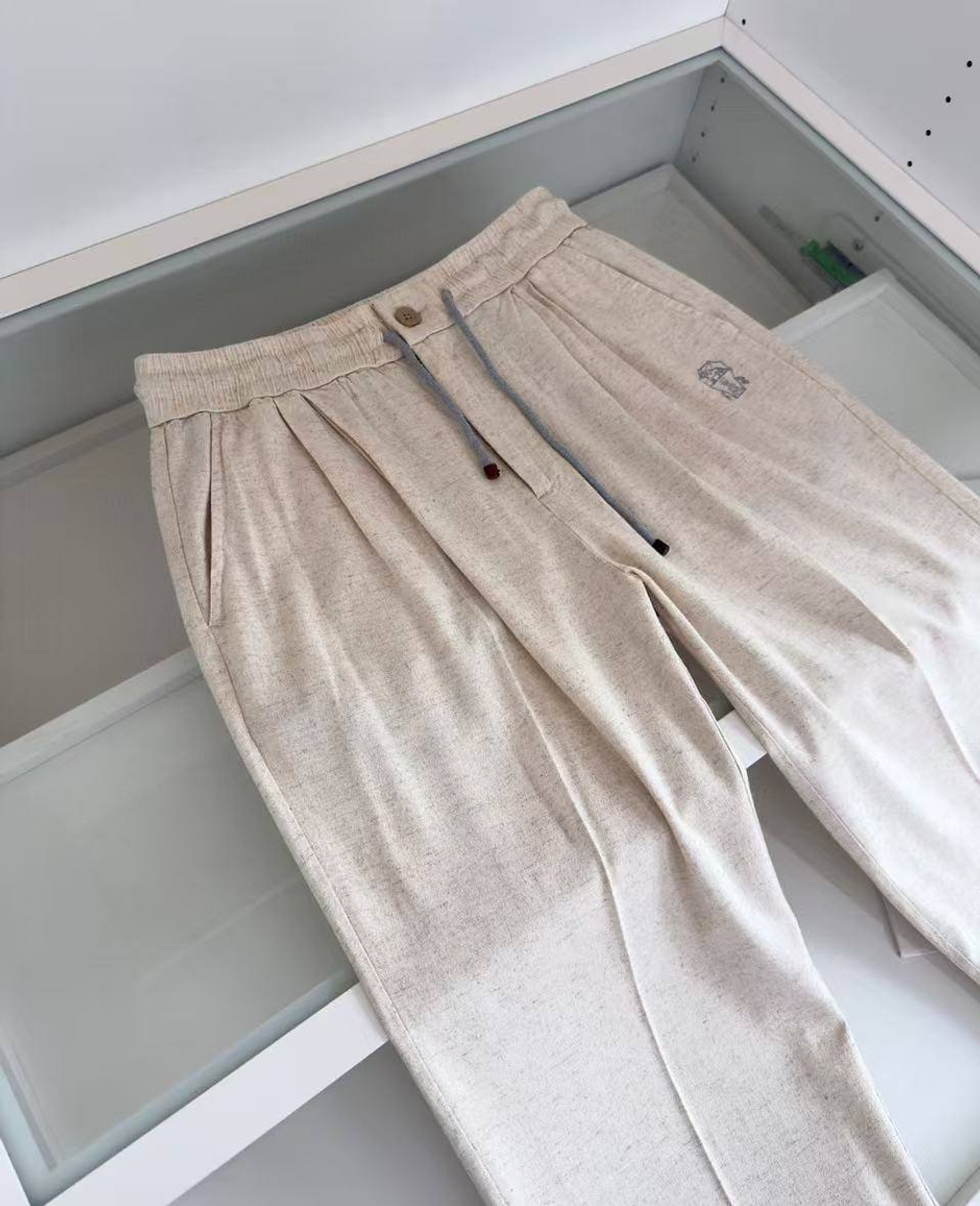 Льняные брюки Brunello Cucinelli