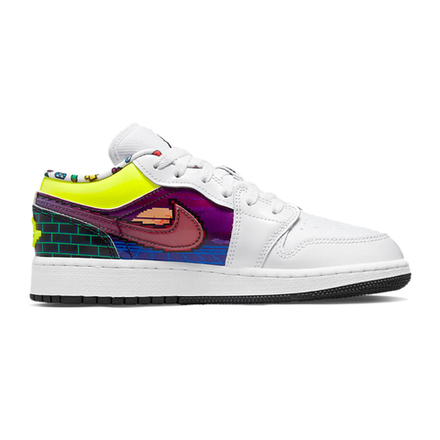 Кроссовки Air Jordan 1 Low GS Old School Gaming