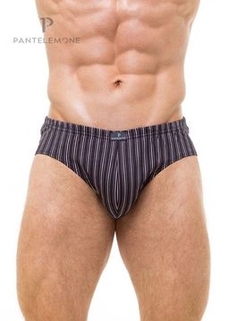 Трусы мужские спорт (2шт) Pantelemone PMP-235, полоса какао
