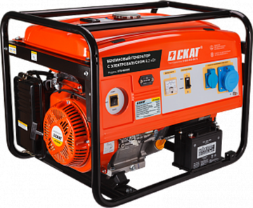 Бензиновый генератор СКАТ УГБ-8200Е