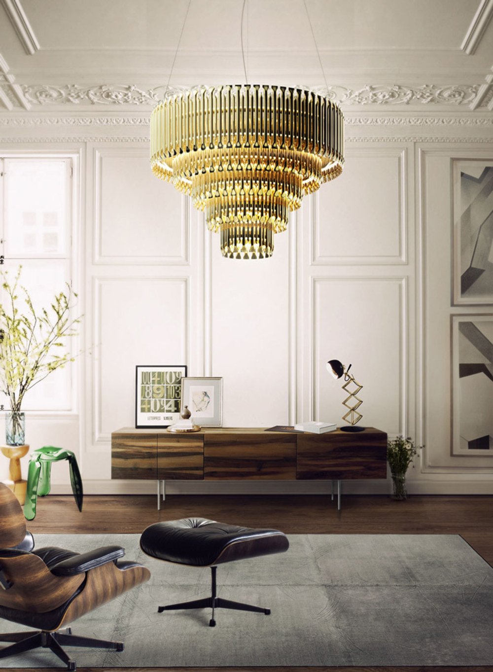 Подвесной дизайнерский светильник  Matheny by Delightfull D60