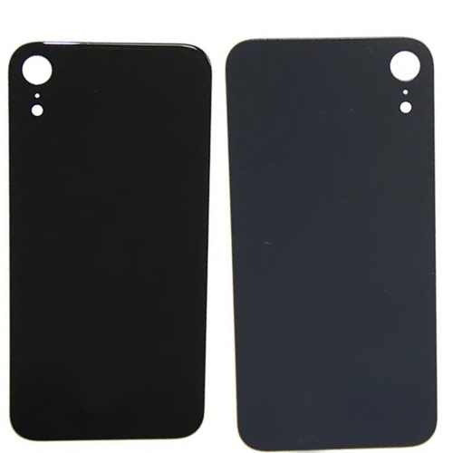 Задняя крышка для Apple iPhone Xr Черный (широкий вырез под камеру) - Премиум