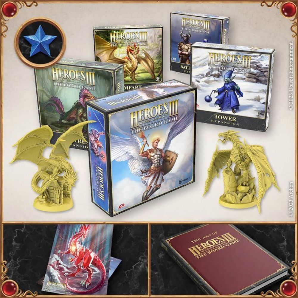 [Предзаказ] Heroes of Might &amp; Magic III The Board Game - ★Collector Pledge★