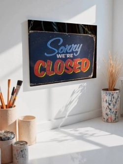 Картина на стену 40 X 50 Мы закрыты