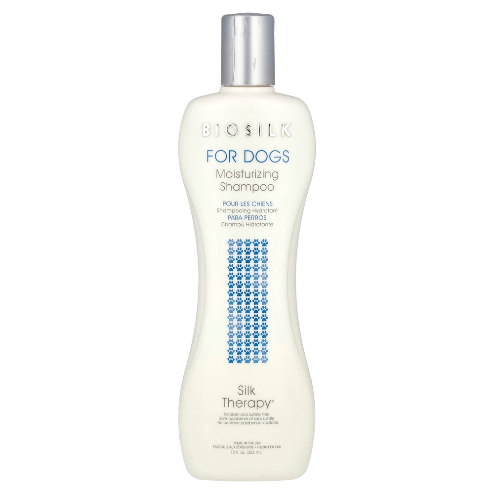 Biosilk, Silk Therapy, увлажняющий шампунь для собак, 12 жидк. унц. (355 мл)