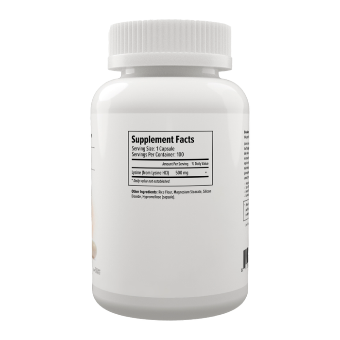 Лизин, Lysine 500 mg, Maxler, 100 вегетарианских капсул 2
