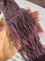 Фианиты 2,2мм, огранка (нить бусин)