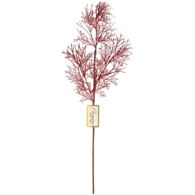 Ветка декоративная «Симфония леса» 80 см, Красный