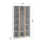 Фаворит Шкаф 3-х створчатый