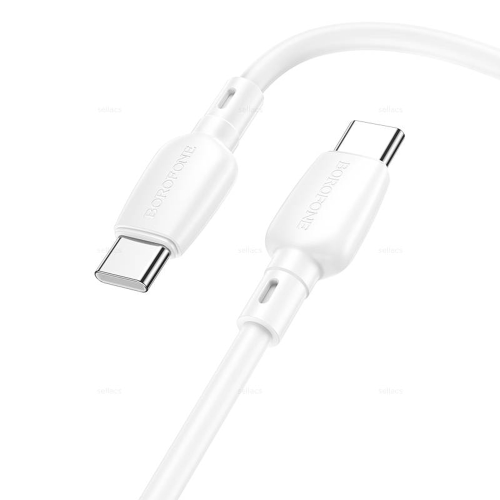 Кабель Type-C на Type-C Borofone BX93 (white)