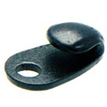 Крючок для обуви с 1 отверстием литой 07Е0802, старая латунь [12]