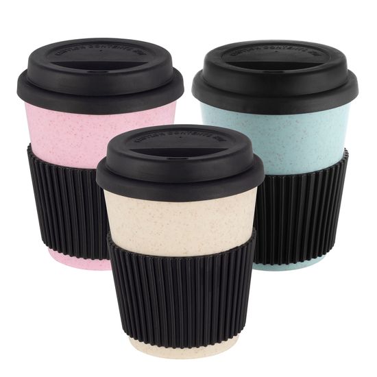 Стакан из бамбукового волокна 400 мл. Kamille KM 1135 с крышкой