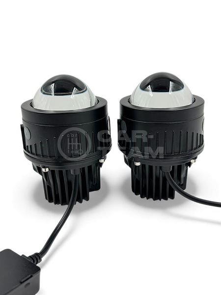 Противотуманные фары (ПТФ) "ZMB" лазерные с Bi-LED модулем на ВАЗ 2108, 2109, 21099 с кронштейном