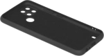 Силиконовый чехол с микрофиброй для Realme C21Y black DF
