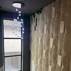 PU Column stone Black HL- 06