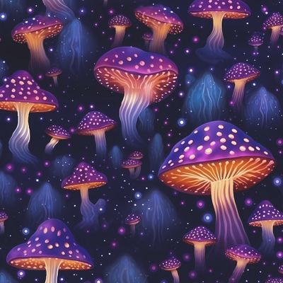 Магические грибы. Волшебство в лесу. Сказка и магия