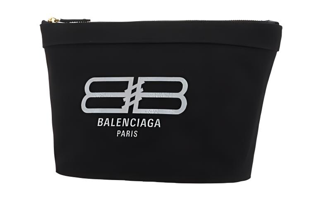 Balenciaga Cotton Clutch Women"s Black