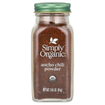 Simply Organic, Порошок из анчо и чили, 81 г (2,85 унции)