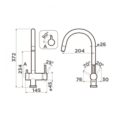Кухонный смеситель Omoikiri Yamada-BN