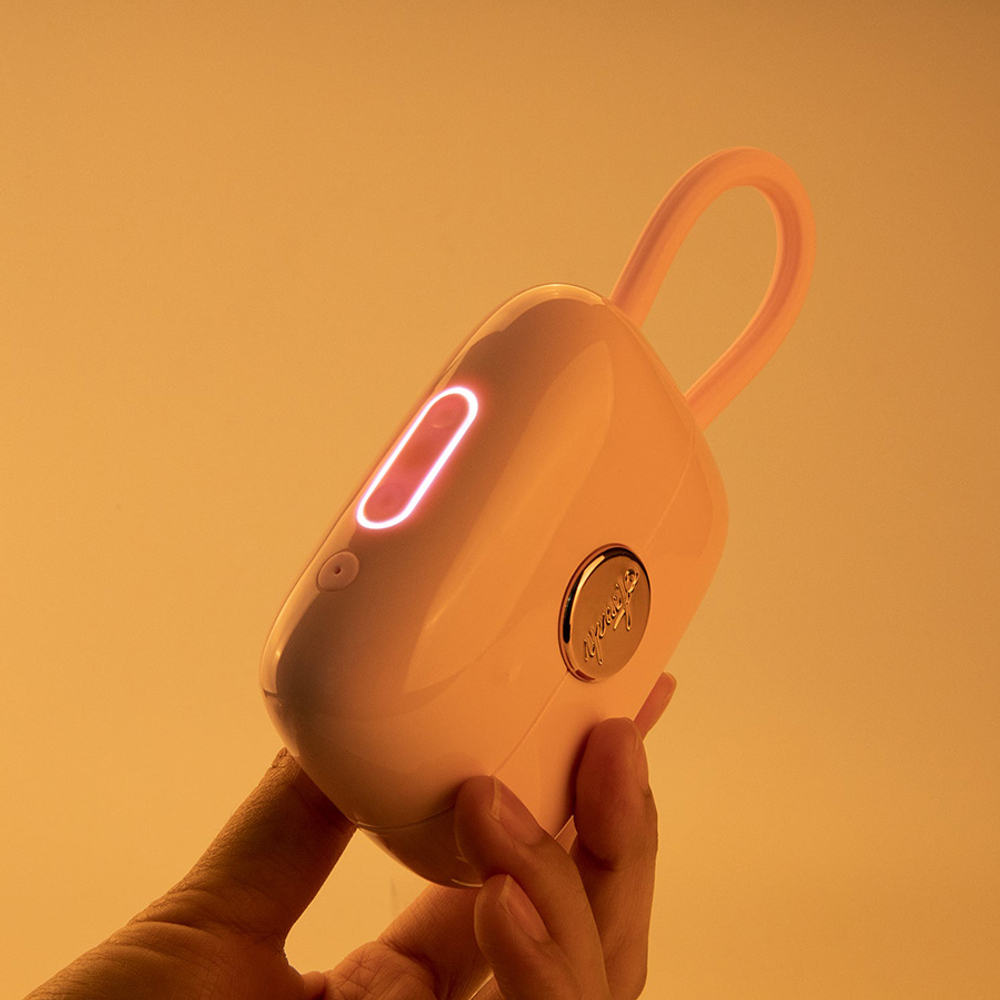 Розовое силиконовое виброяйцо с вакуумным стимулятором в роскошной сумочке Otouch Louis Vibrator Dual Clitoral Suction & G-spot Vibrating Egg Pink