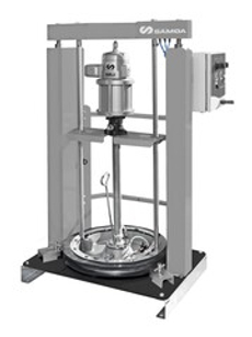 Пневматическая экструзионная установка с насосом PM60-80:1 для бочек 185 кг