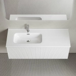 Тумба с раковиной Sancos Snob R 1.0 SNR1.0120LW/SNR1.0120RW Bianco