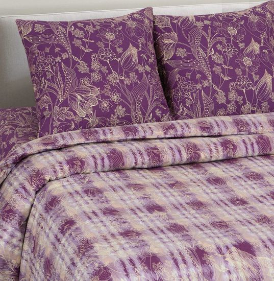 Семейный комплект постельного белья Марсала DE LUXE поплин наволочки 70x70 см