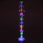 Подставка для шаров светящаяся «Праздник» (основа, 13 палочек с держателями) 95*40*54 см, прозрачный