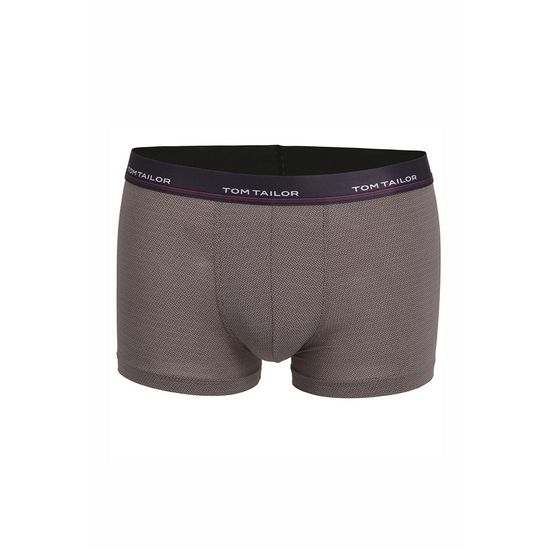 Мужские трусы боксеры серые с узором Tom Tailor 70421/1204 826
