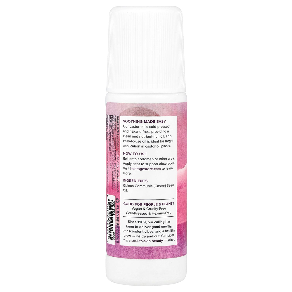 Heritage Store, Шариковое средство с касторовым маслом, 89 мл (3 жидк. Унции)