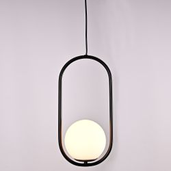 Подвесной Светильник Matthew Mccormick Hoop 40 Black Mila Pendant By Imperiumloft