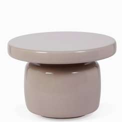 Кофейный стол Dare Ø60х40 см, бежевый глянец