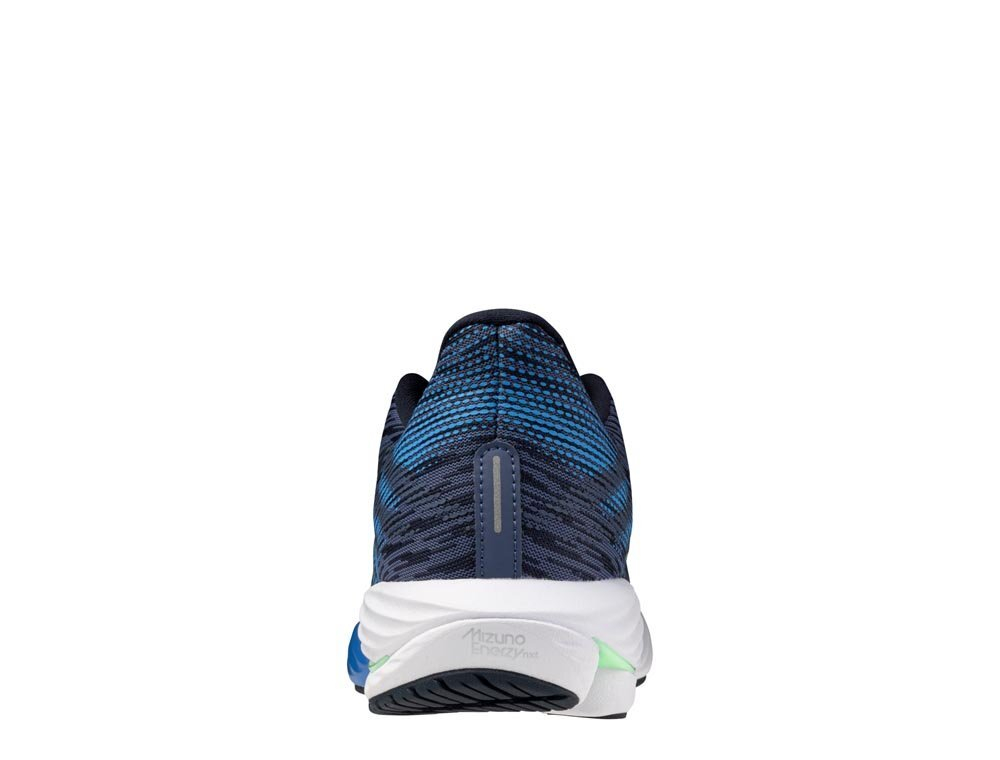 Кроссовки для бега мужские Mizuno Wave Rider 28 Сине-Зеленые