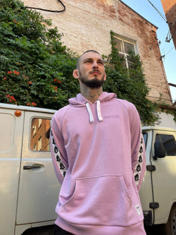 Худи UNAFFECTED Лампасы Лиловый