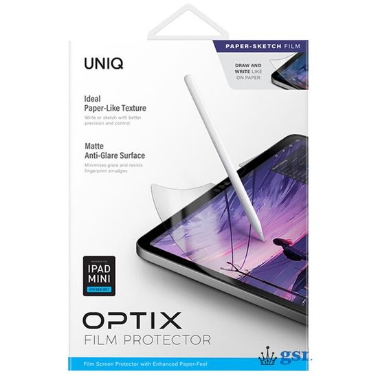 Uniq OPTIX PAPER-SKETCH Glass for iPad Mini 6 2021 Clear (Прозрачное)