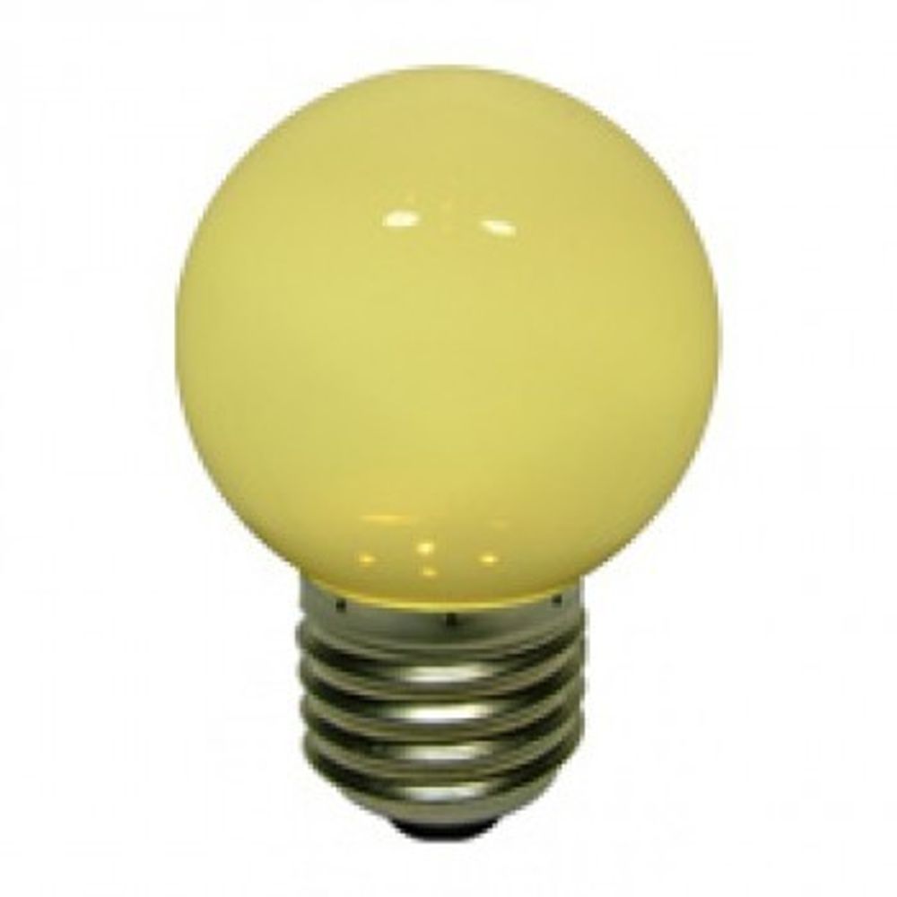 Светодиодная лампа - шарик, 1,5 Вт, Е27, теплая белая.